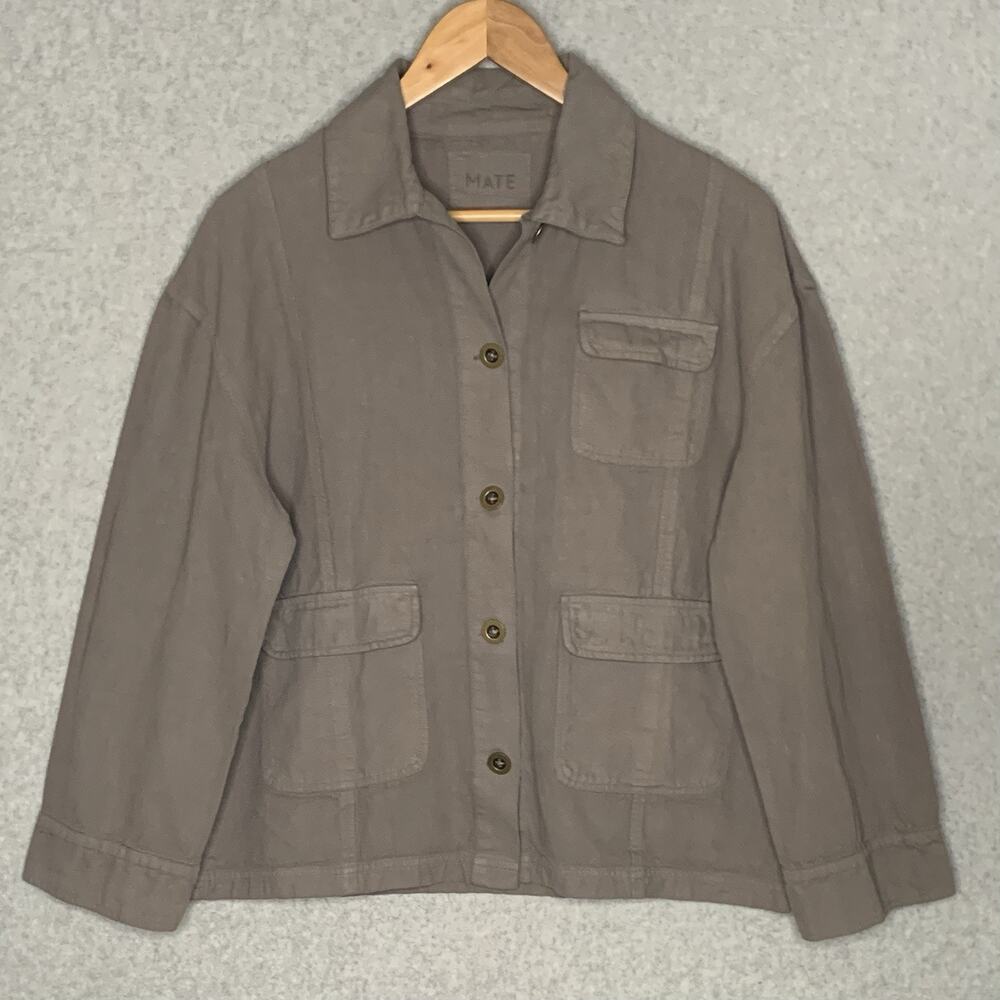 MATE the Label Women's XS/S Pebble Organic Cotton Chore Jacket